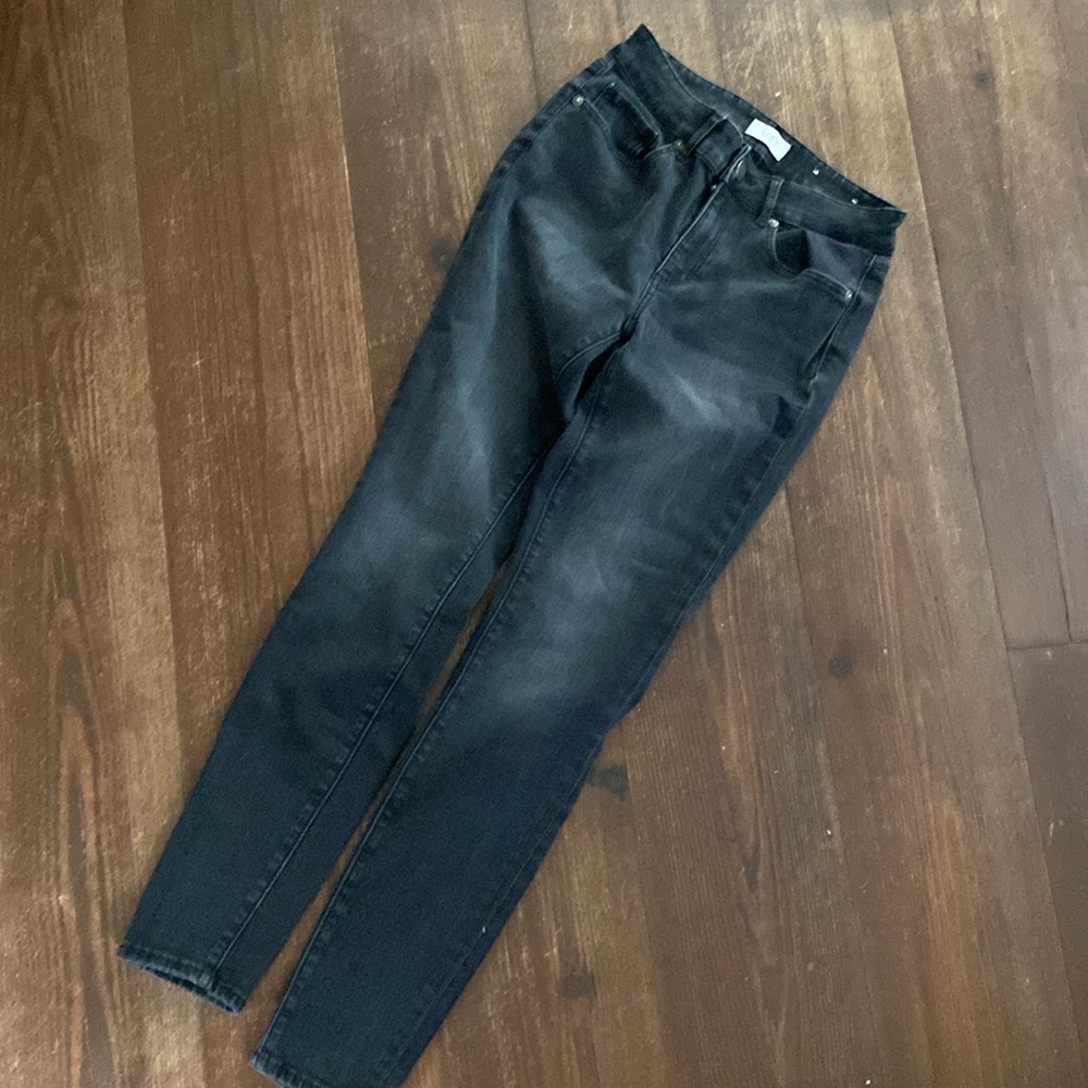 Loft outlet skinny jeans off  black color size 0